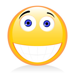 Emoji, emoticon - laughter