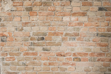 Ziegelstein, Backstein Wand - Mauer Hintergrund