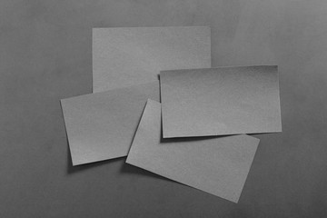 Blank business card mock up