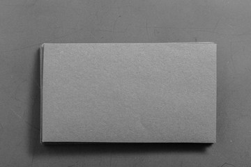 Blank business card mock up