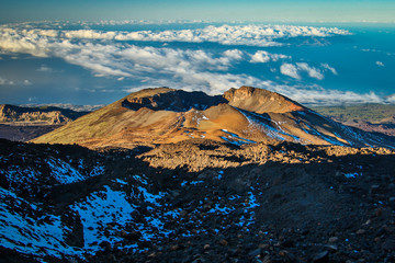 Pico Viejo volcano in the National park El Teide, Tenerife