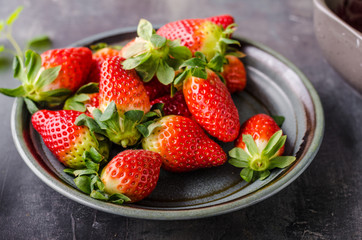 Strawberries fresh pick up