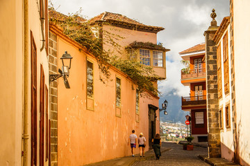 Ancient street in La Orotava, Tenerife