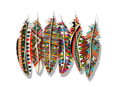 American Indian feathers