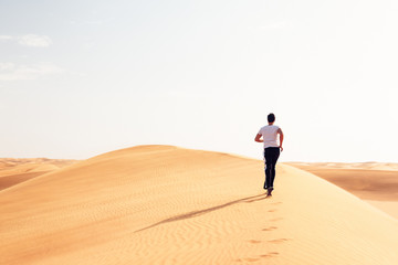 Jogging In The Desert