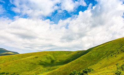 Fototapeta premium beautifull minimalistic summer mountain landscape in good weather