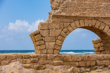 Aquädukt in Caesarea