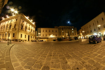 Fototapeta na wymiar Piazza Archimede Siracusa