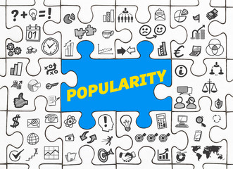 Popularity / Puzzle mit Symbole