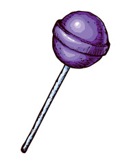 Lollipop. Vector drawing
