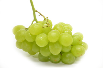 Fresh green grapes