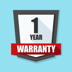 1 Year Warranty shield