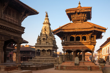 Ville de Bhaktapur avant le tremblement de terre, Népal