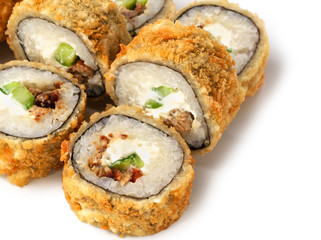 close up view of roll