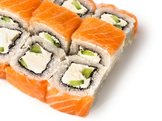 close up view of roll