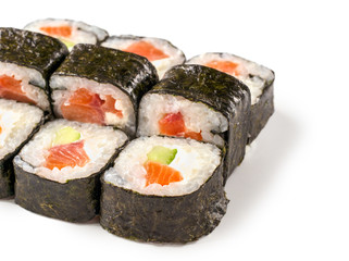 close up view of roll