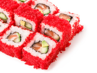 close up view of roll