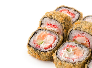 close up view of roll