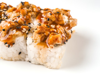 close up view of roll