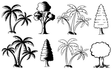 Different types of trees