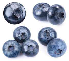Ripe Blueberry isolated