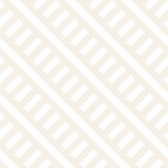 Interlacing Parallel Stripes. Vector Seamless Subtle Monochrome Pattern.