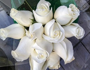  White rose bouquet