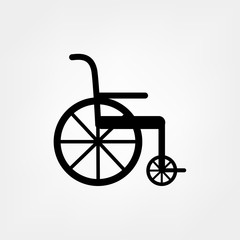 Fototapeta na wymiar Stroller for disabled logo