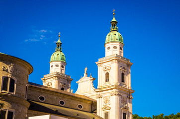 Beautiful streets of Salzburg, Salzburger Land, Austria