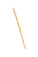 Symbol backslash laid with french fries.