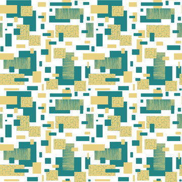 pattern seamless con forme rettangolari