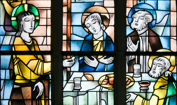 Stained Glass - Jesus at the Last Supper