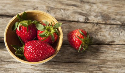 bol portion de fraises bio 