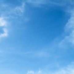 Blue sky background