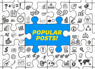 Popular Posts! / Puzzle mit Symbole