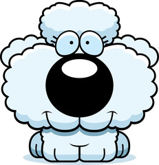 Cartoon Poodle Smiling