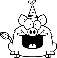 Cartoon Boar Birthday Party
