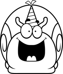 Cartoon Snail Birthday Party