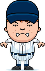 Angry Baseball Player