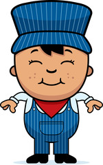 Boy Train Conductor
