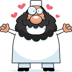 Cartoon Muslim Hug