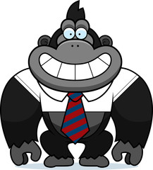 Cartoon Gorilla Tie