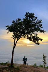 Fototapeta na wymiar view point at nation park of thailand