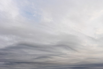 Cloudy sky with clouds.