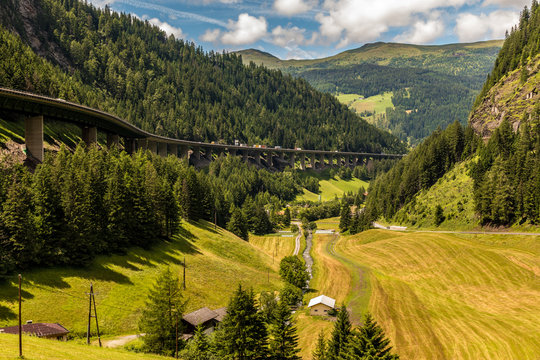 Viadukt der Brennerautobahn