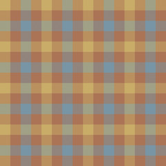 Brown beige check tablecloth seamless pattern