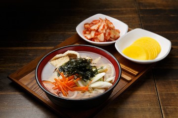 Kake Udon. Japanese style noodles.	