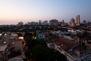 Obraz premium Mumbai Skyline At Dusk