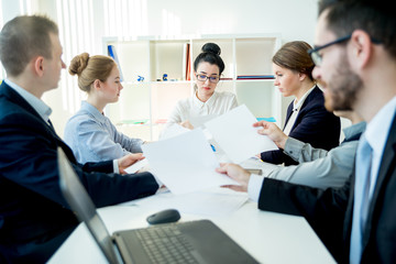 Businesswoman stressed out