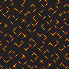 Seamless pattern point of moving in one direction and leave a mark